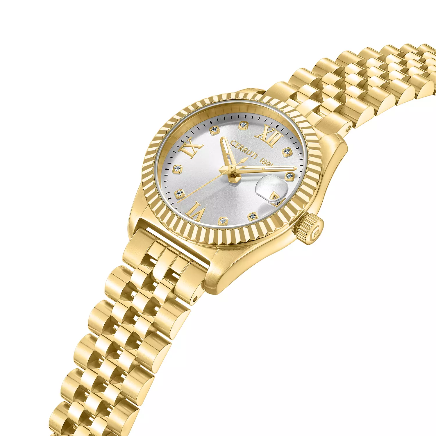 CERRUTI 1881 Ladies Watch Baccio Gold Stainless Steel Bracelet 2