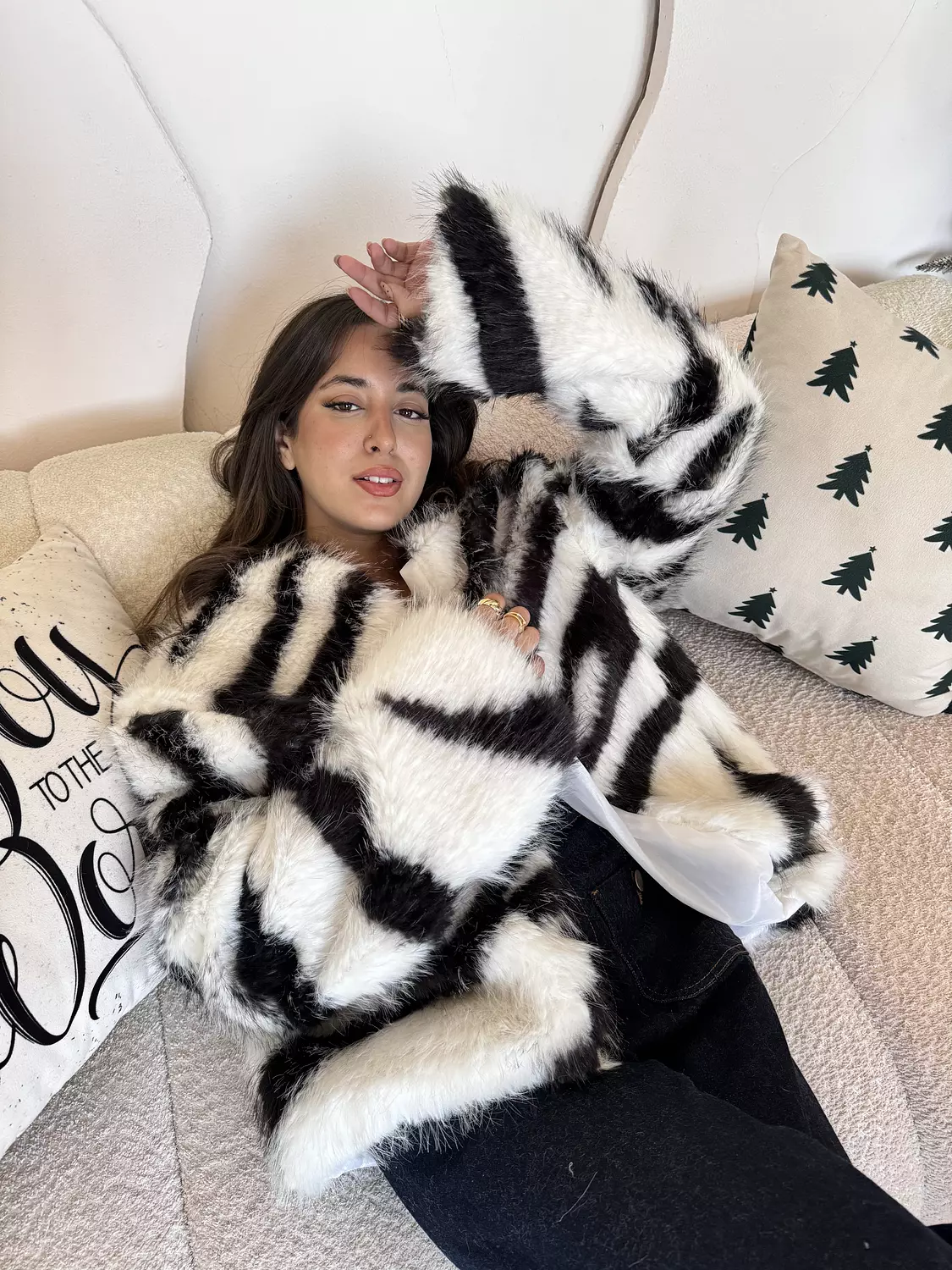 Zebra fur jacket 4