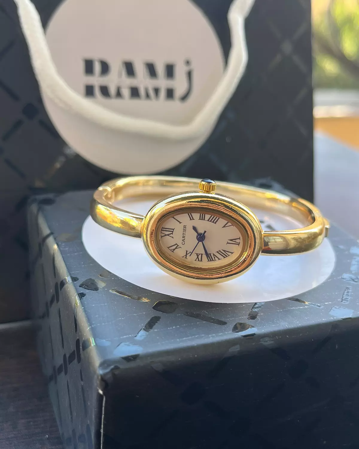 Cartier bracelet watch hover image