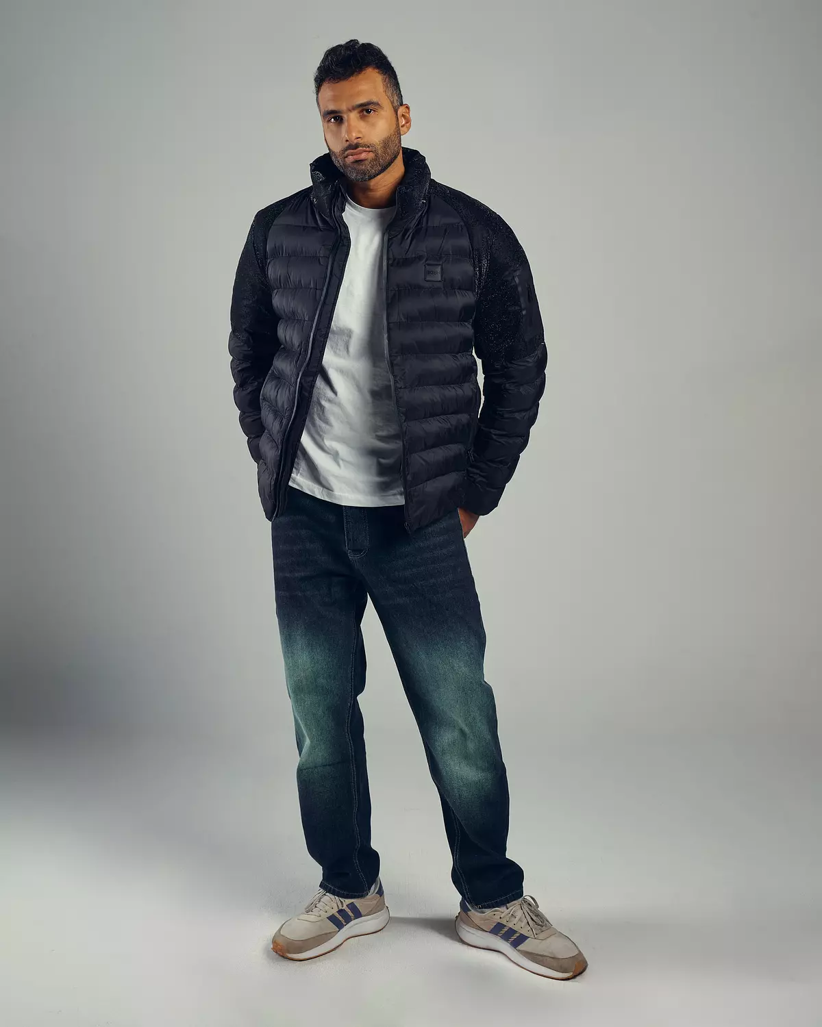 Boss Puffer Jacket With Arm Detail 2