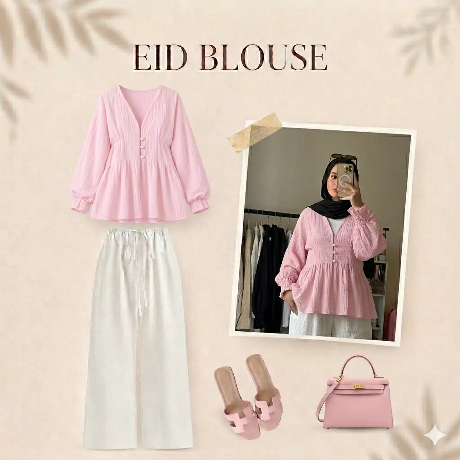 Button waist blouse 3