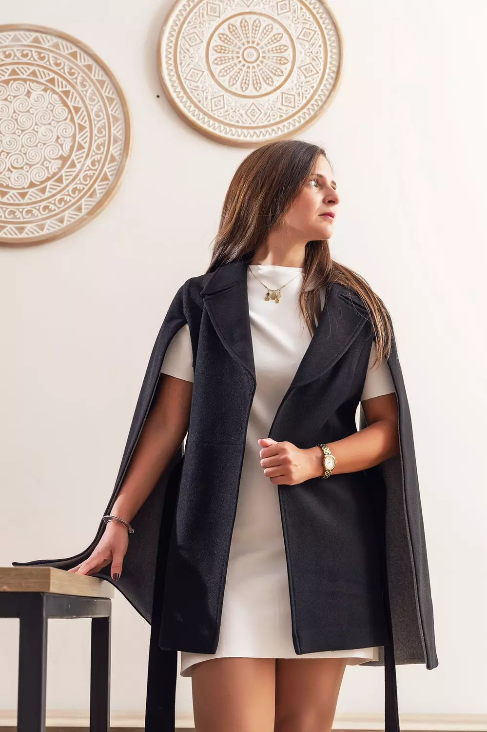 Wool Jacket Cape 10