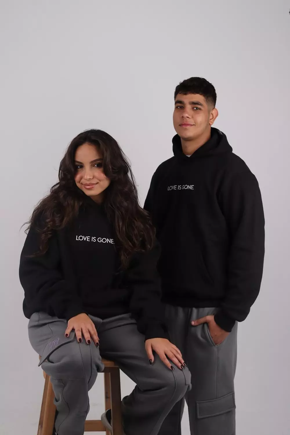 Black Love Is gone Hoodie image