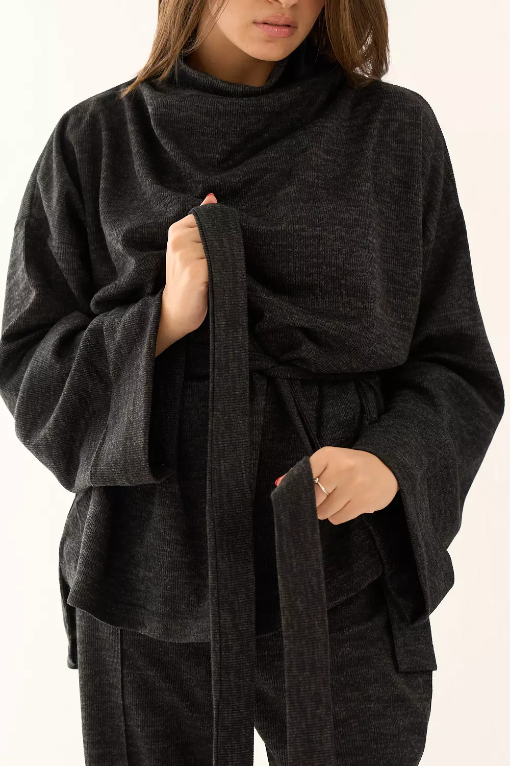 Cozy Multi-way set in dark grey  2