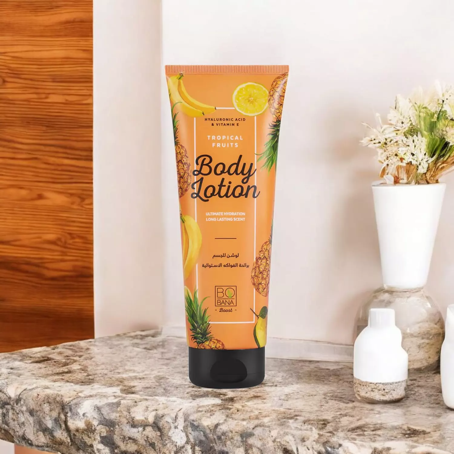 Bobana Body Lotion With a Tropical Fruit Scent - 240 ml image
