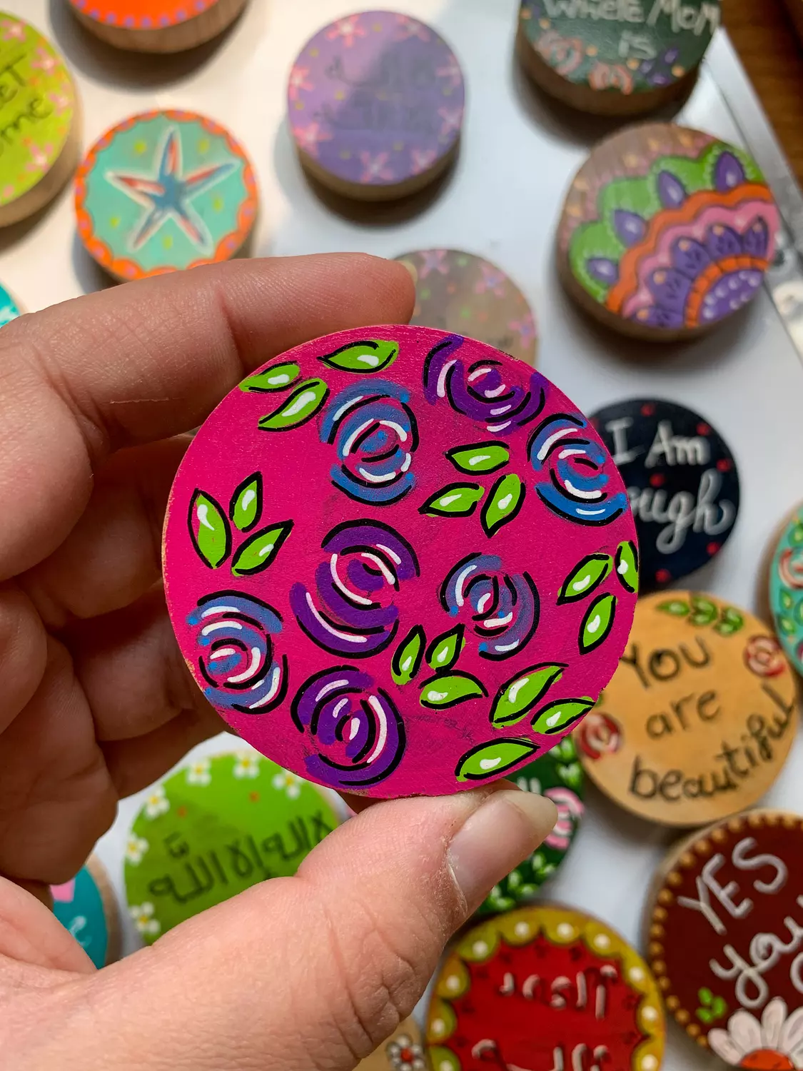 Flowers Magnet ( By Order ) image