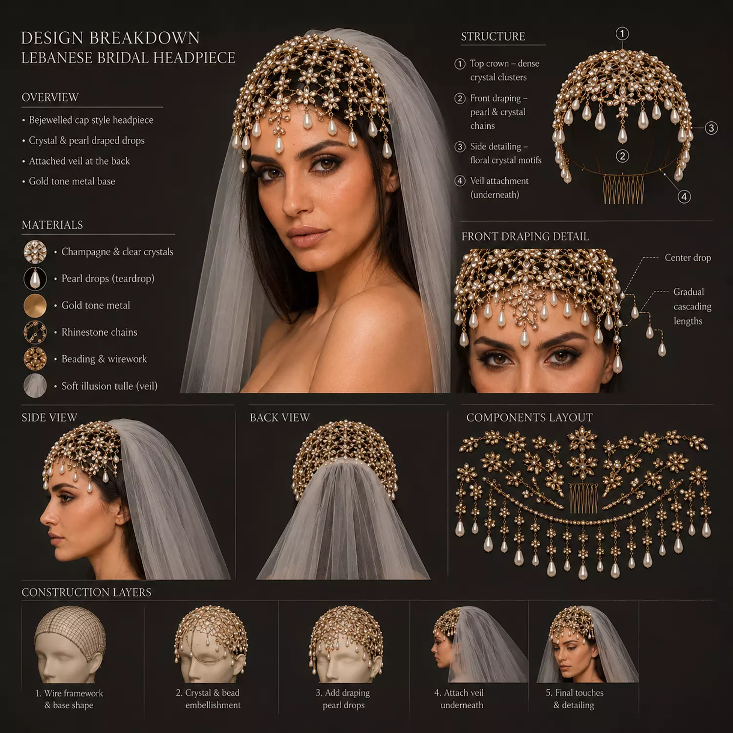 Lebanese headpiece 2