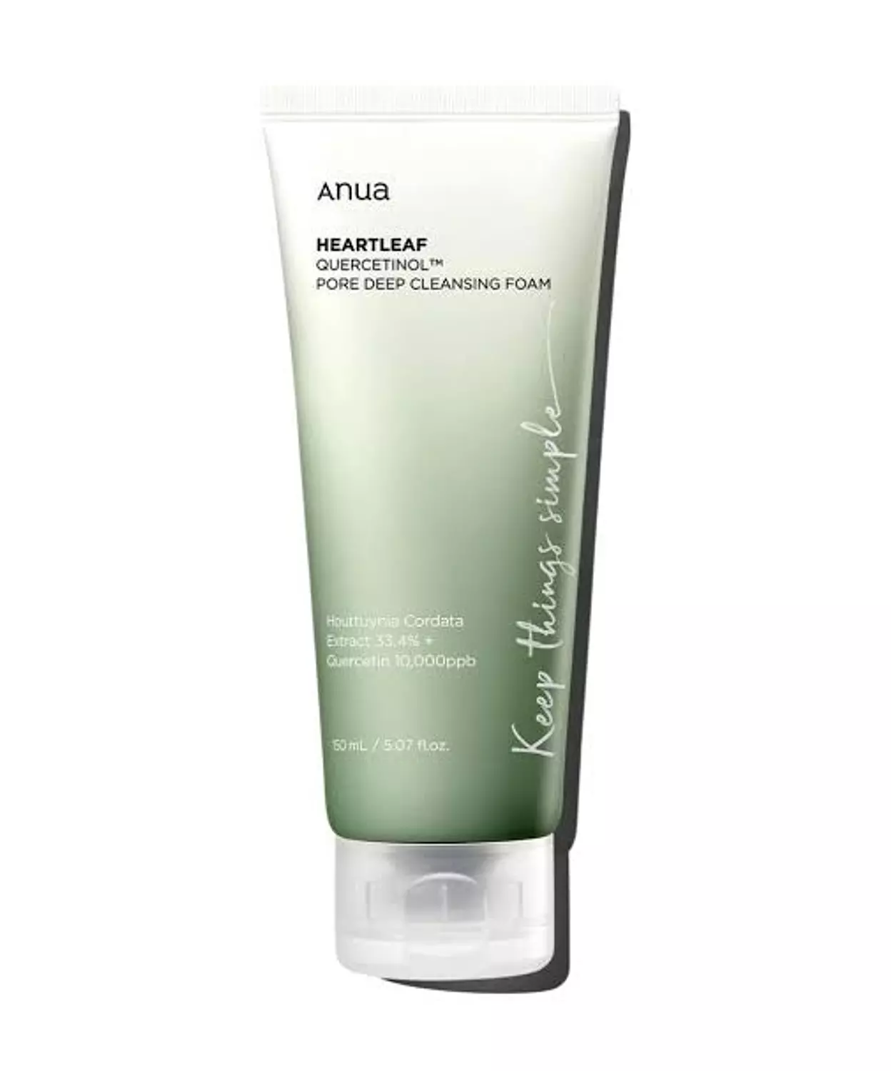 Anua heartleaf quercetinol pore deep cleansing foam - 150ml image