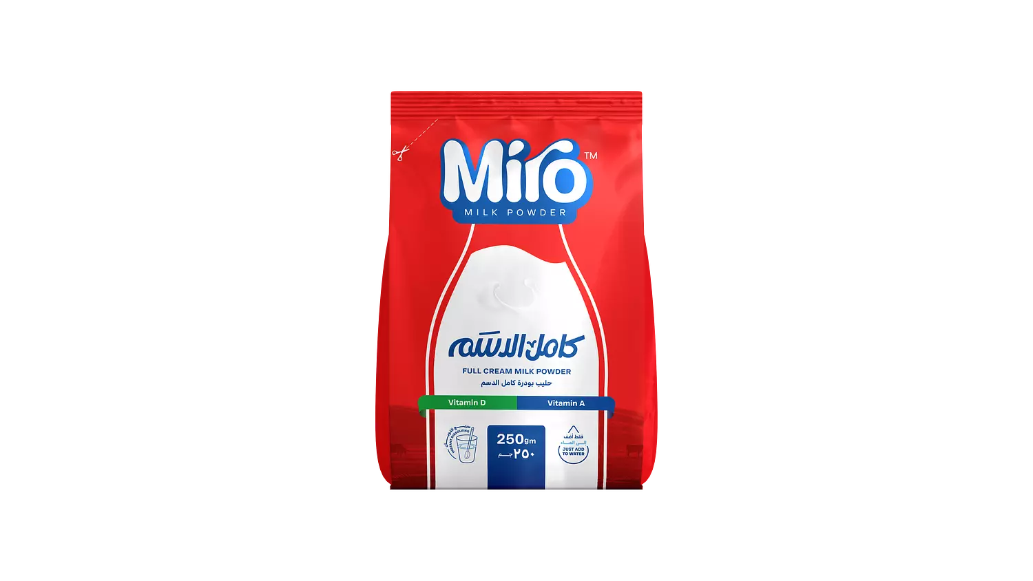ميرو حليب بودرة كامل الدسم 250جرام كيس  image