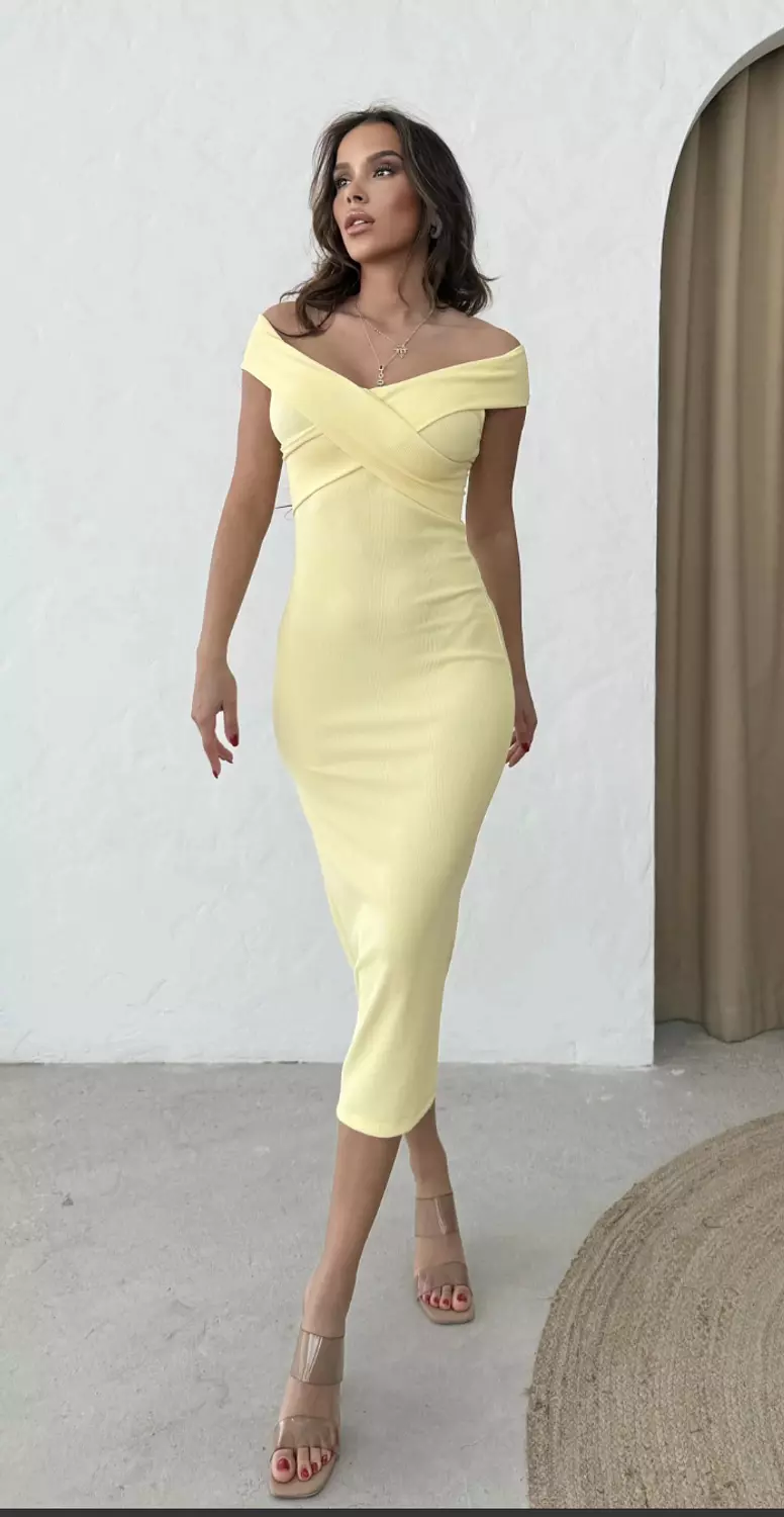 Criss Cross Midi Dress 3