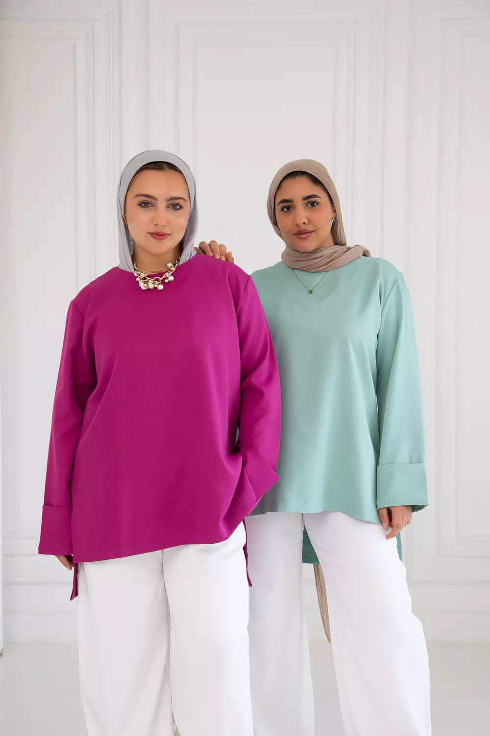 Rosa high and low blouse 3