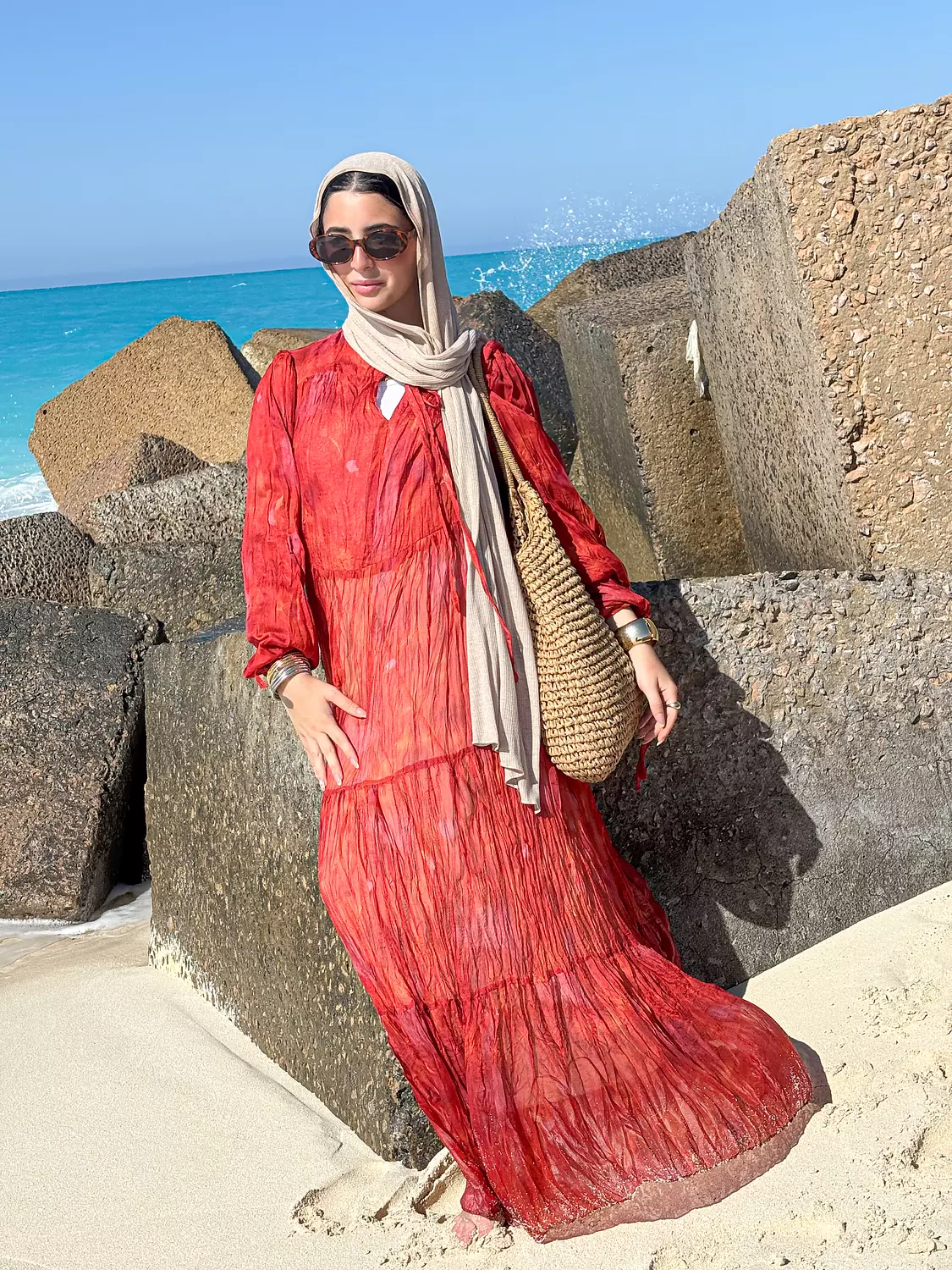 Red Belle Maxi dress image