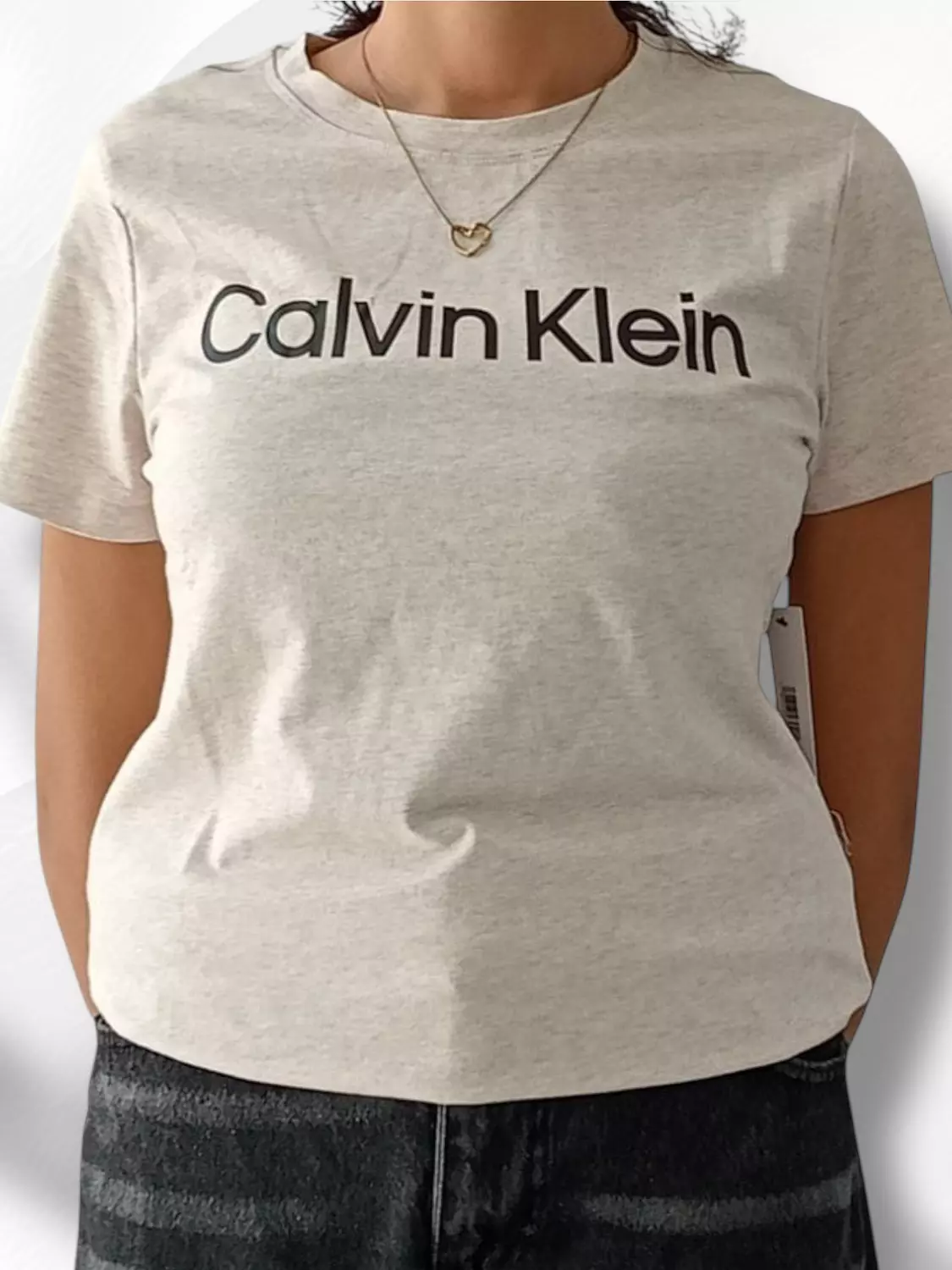 Calvin Klein T-shirt - light Beige   3