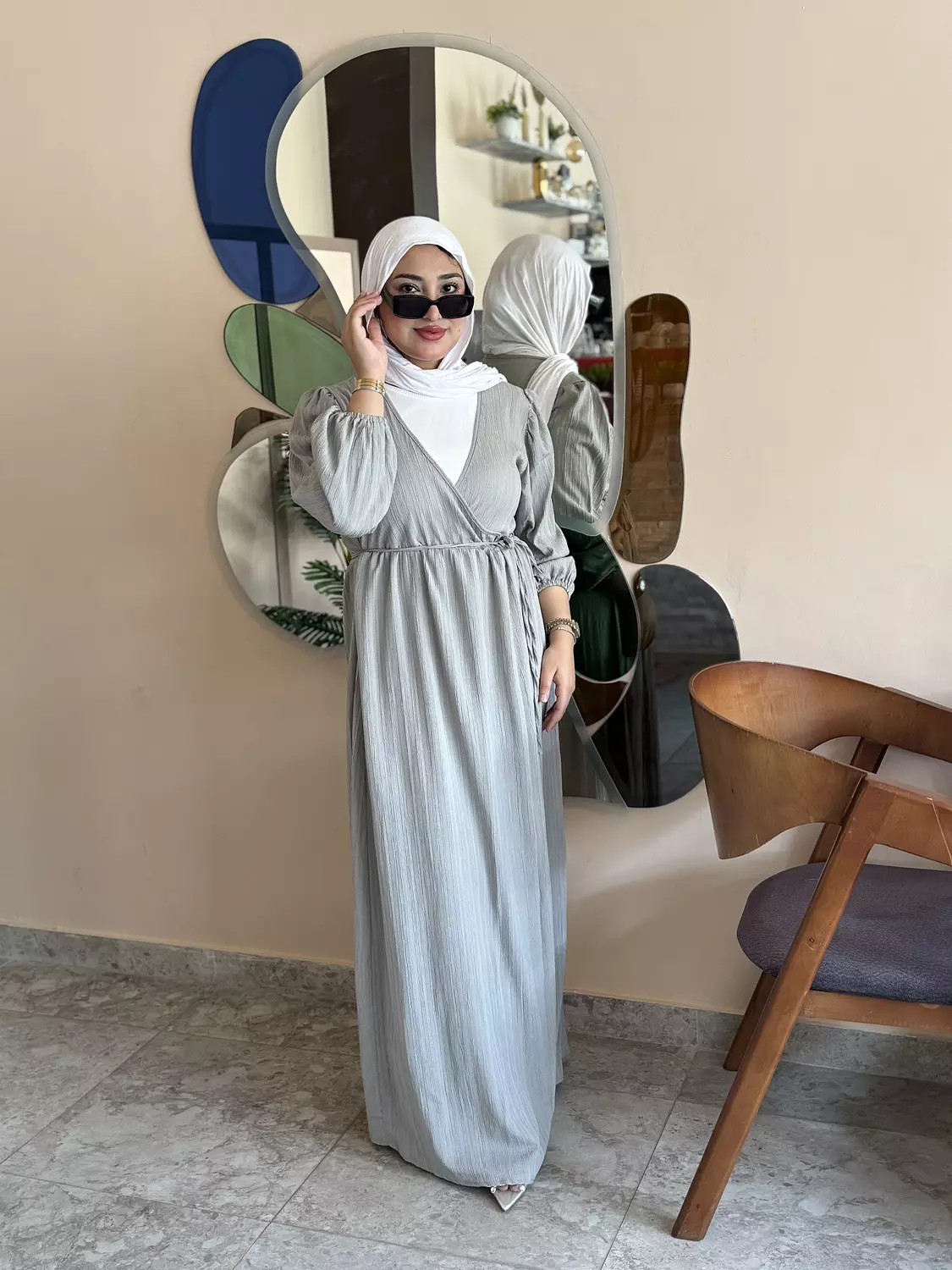 Gray – Cloudy Chic Dress 4