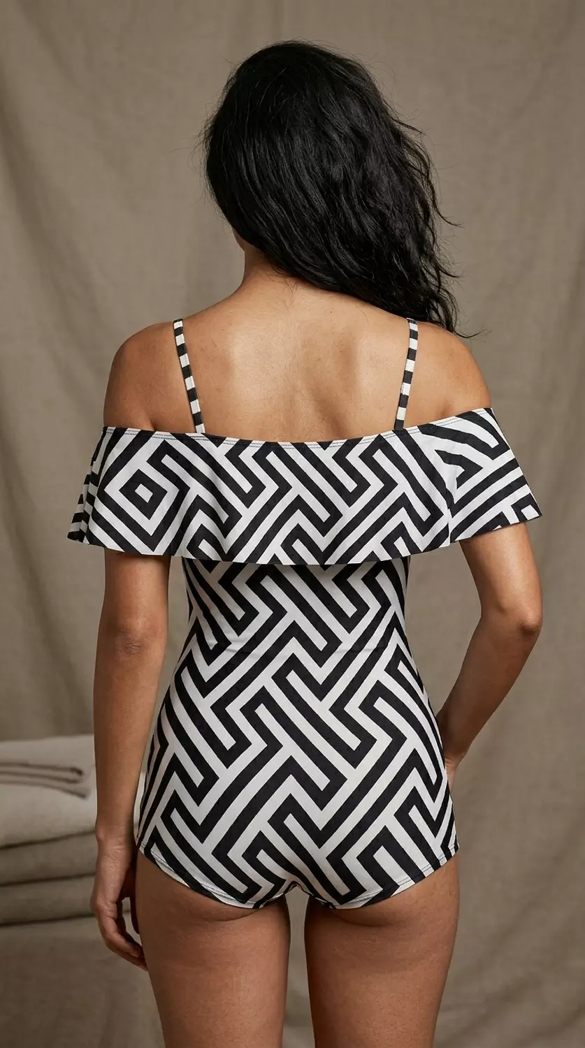 Off shoulder swimsuit  3