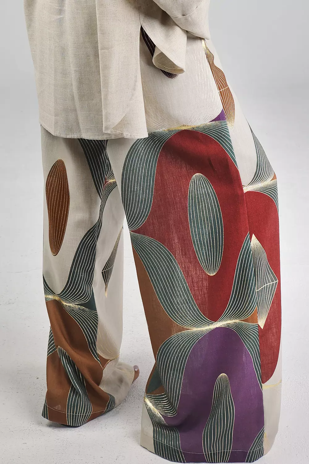 VINTAGE LINEN PANTS image