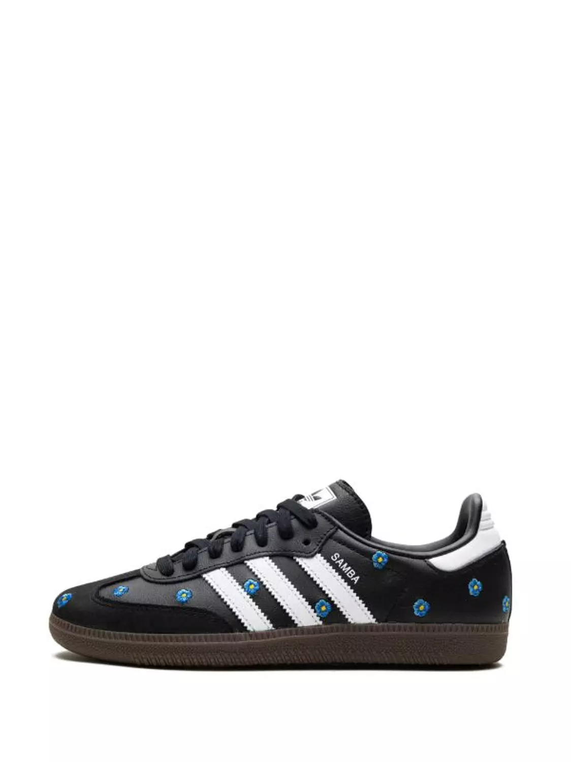 Adidas Samba OG Womens Sneaker, Blue Floral Black image