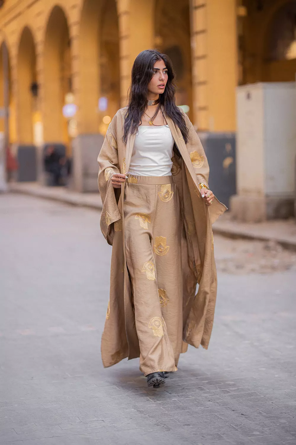 Beige kofoof set 2