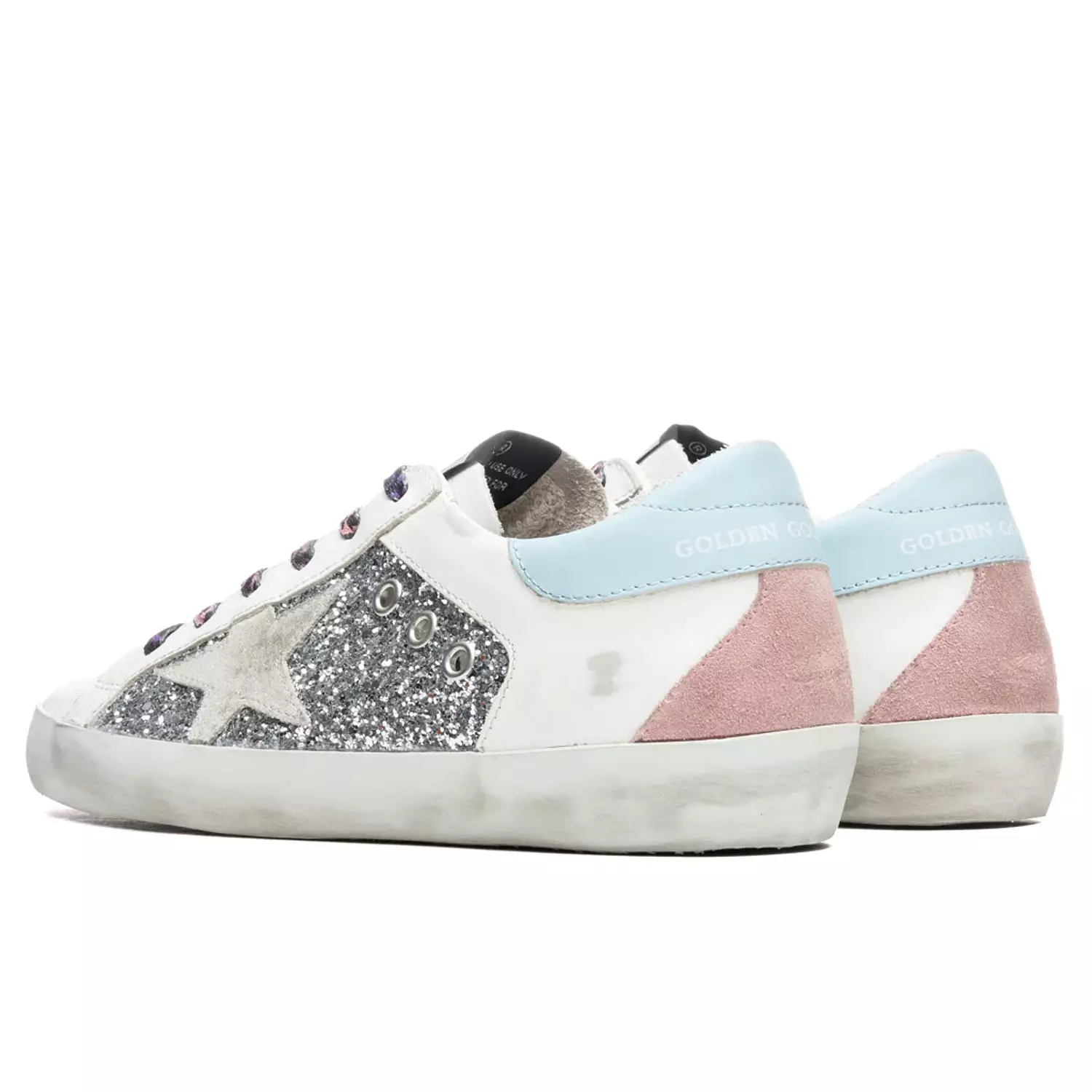 Golden Goose Women's Super-Star Sneakers - Silver/White/Ice 2