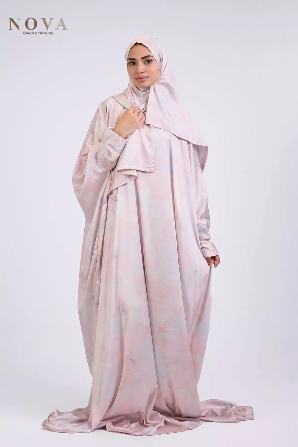 Pastel butterfly satin image