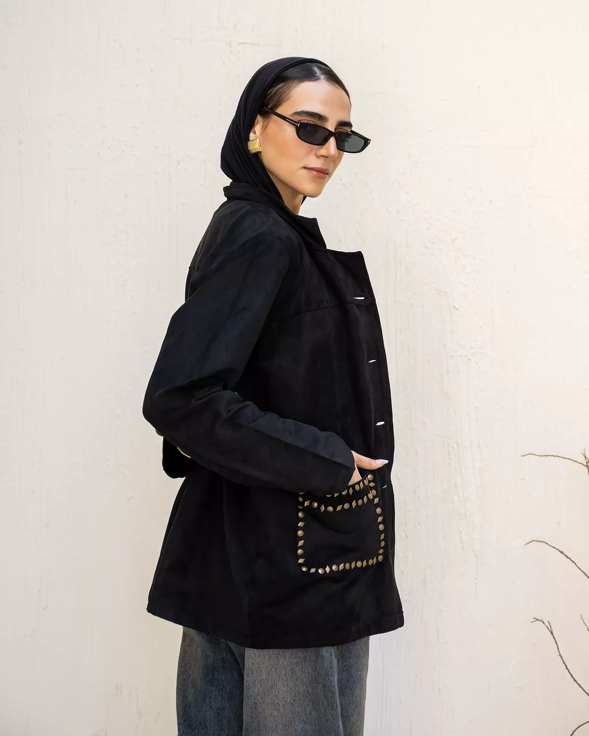 Studded Jacket in black 4