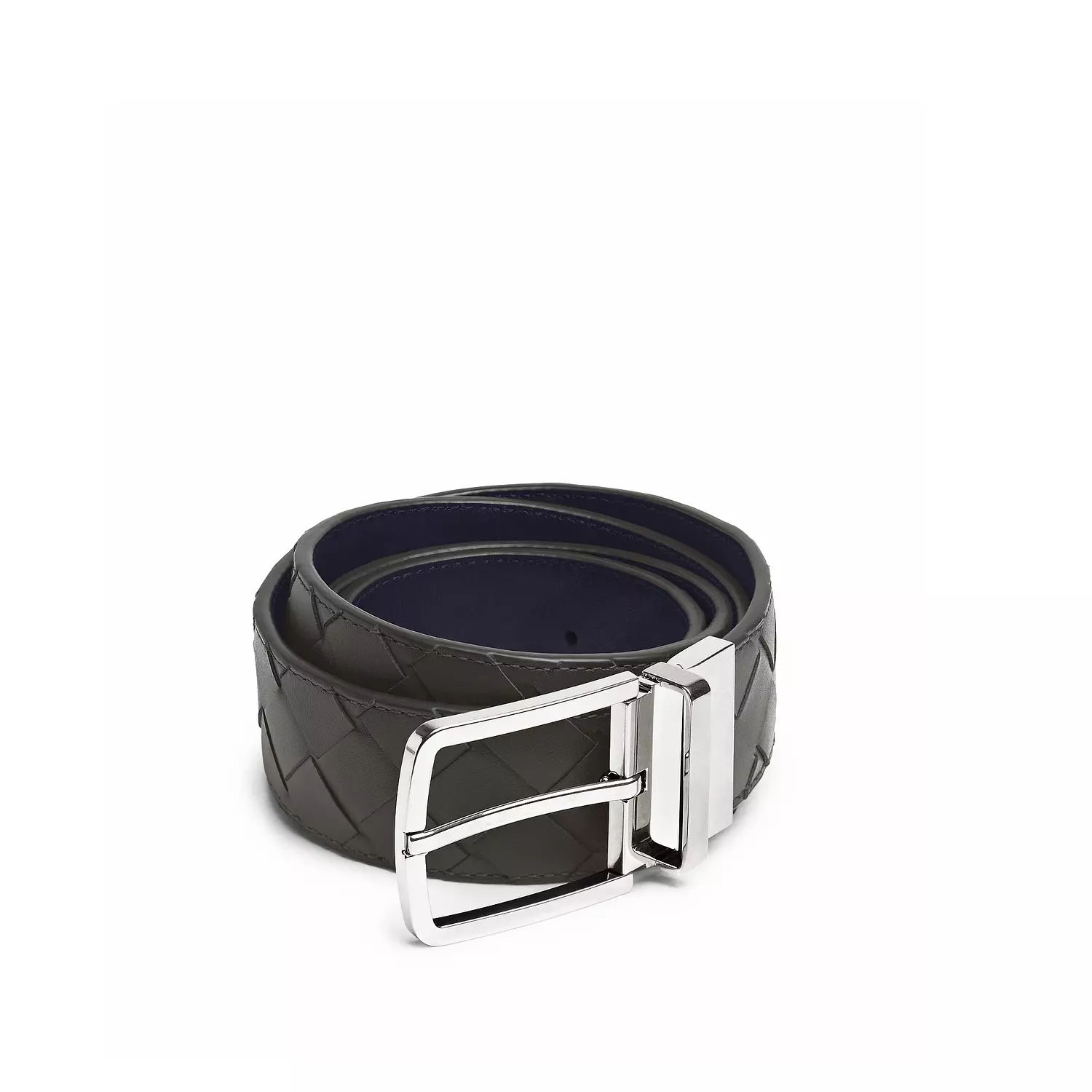 Bottega Veneta Intrecciato Reversible Belt.  image