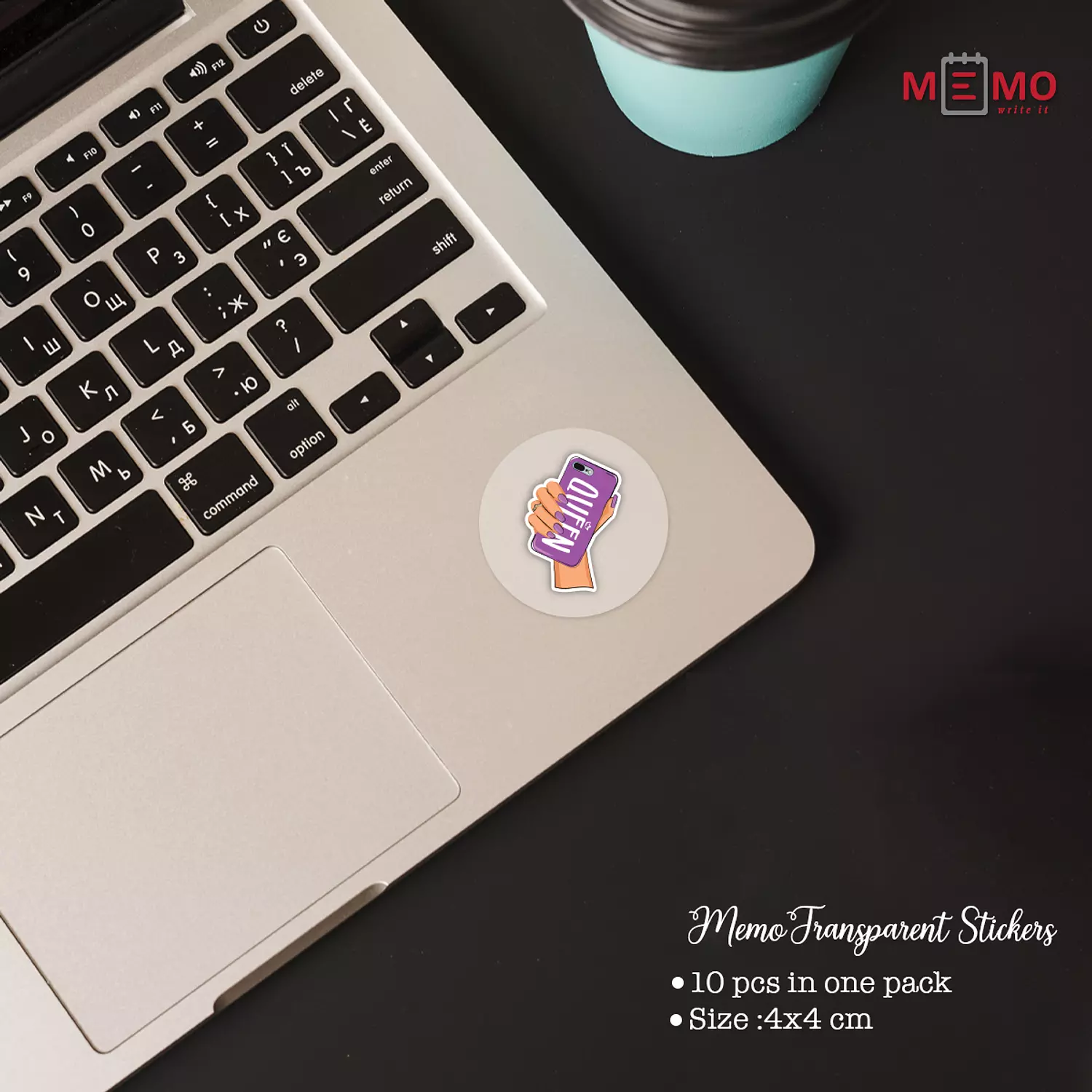 Memo (set 3) Transparent Sticker (10 pcs)-2nd-img