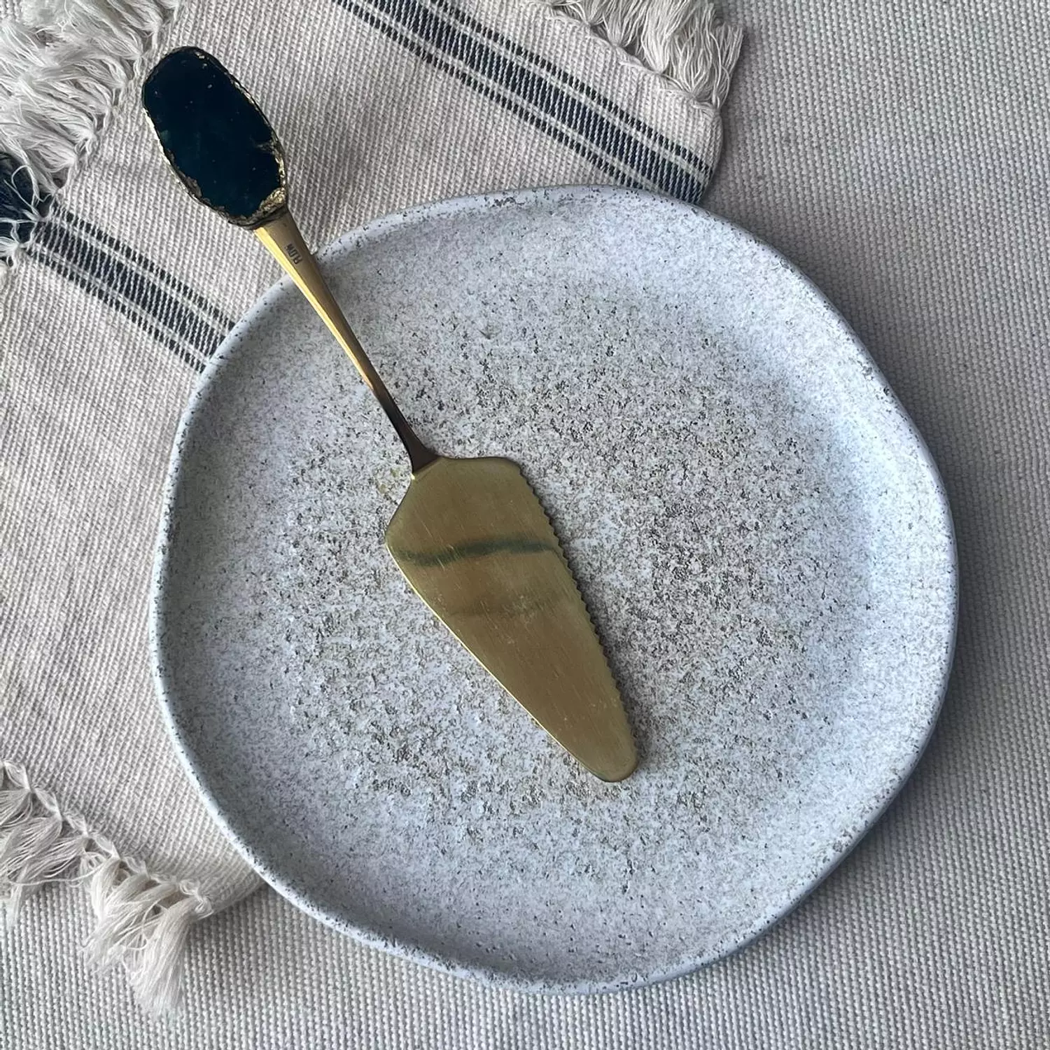Gold 2 in 1 Cake Knife/Shovel 4
