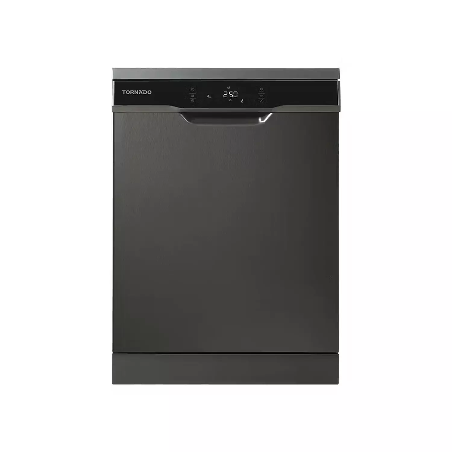 غسالة أطباق تورنيدو 15 فرد 60 سم شاشة ديجيتال 8 برامج اينوكس غامق TDV-FN158CDX image
