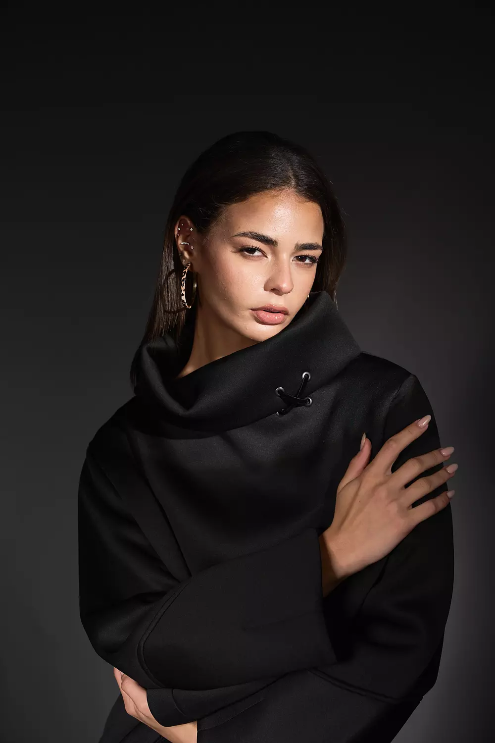 SCUPA HOODIE , DOUBLE COLLAR hover image