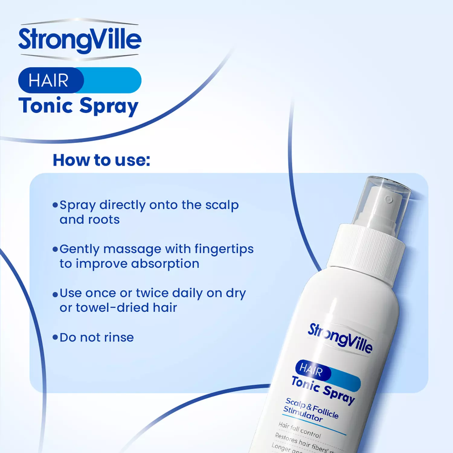 Strongville Hair Tonic Spray 220 ml image