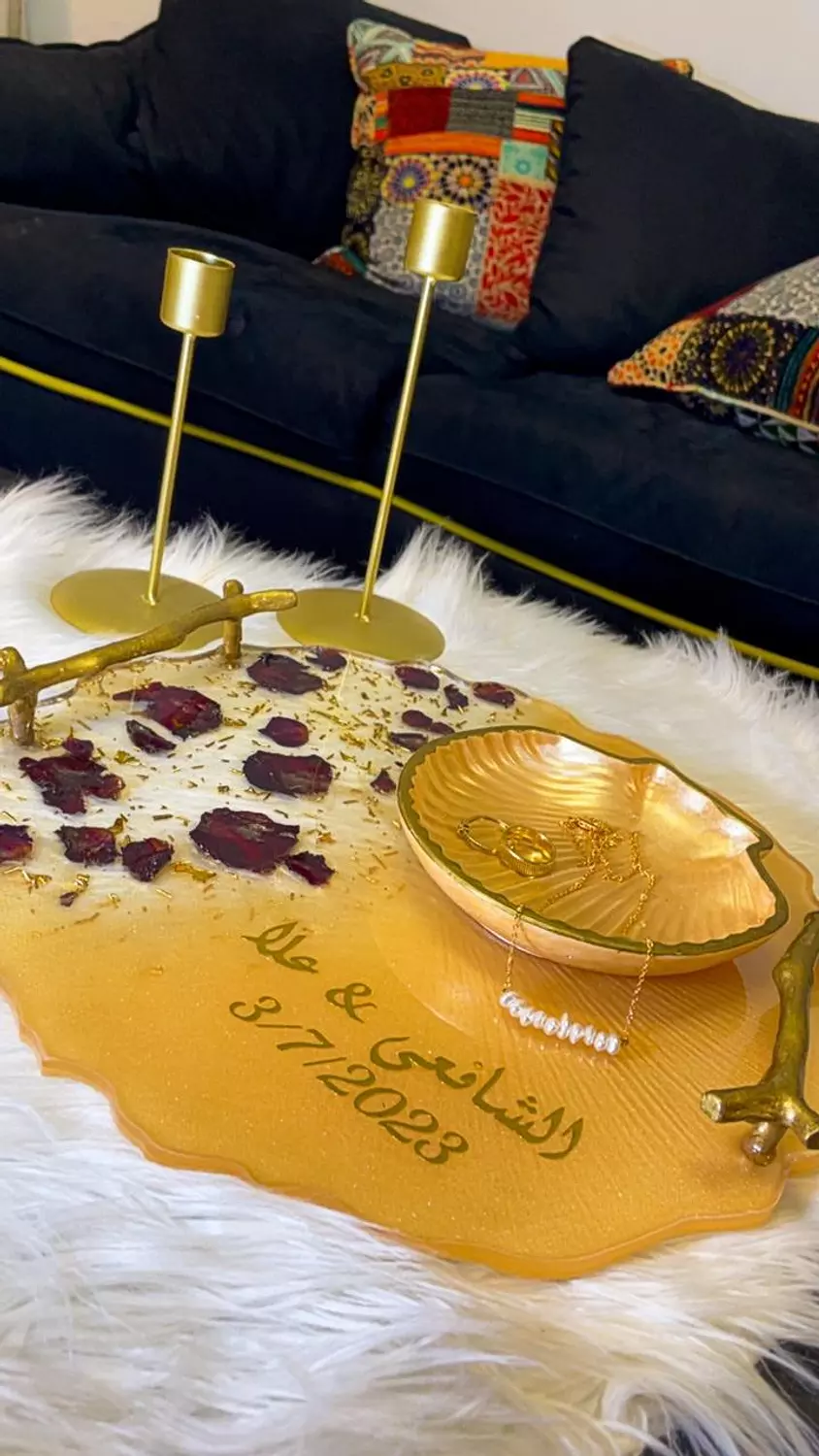 Golden tray 2