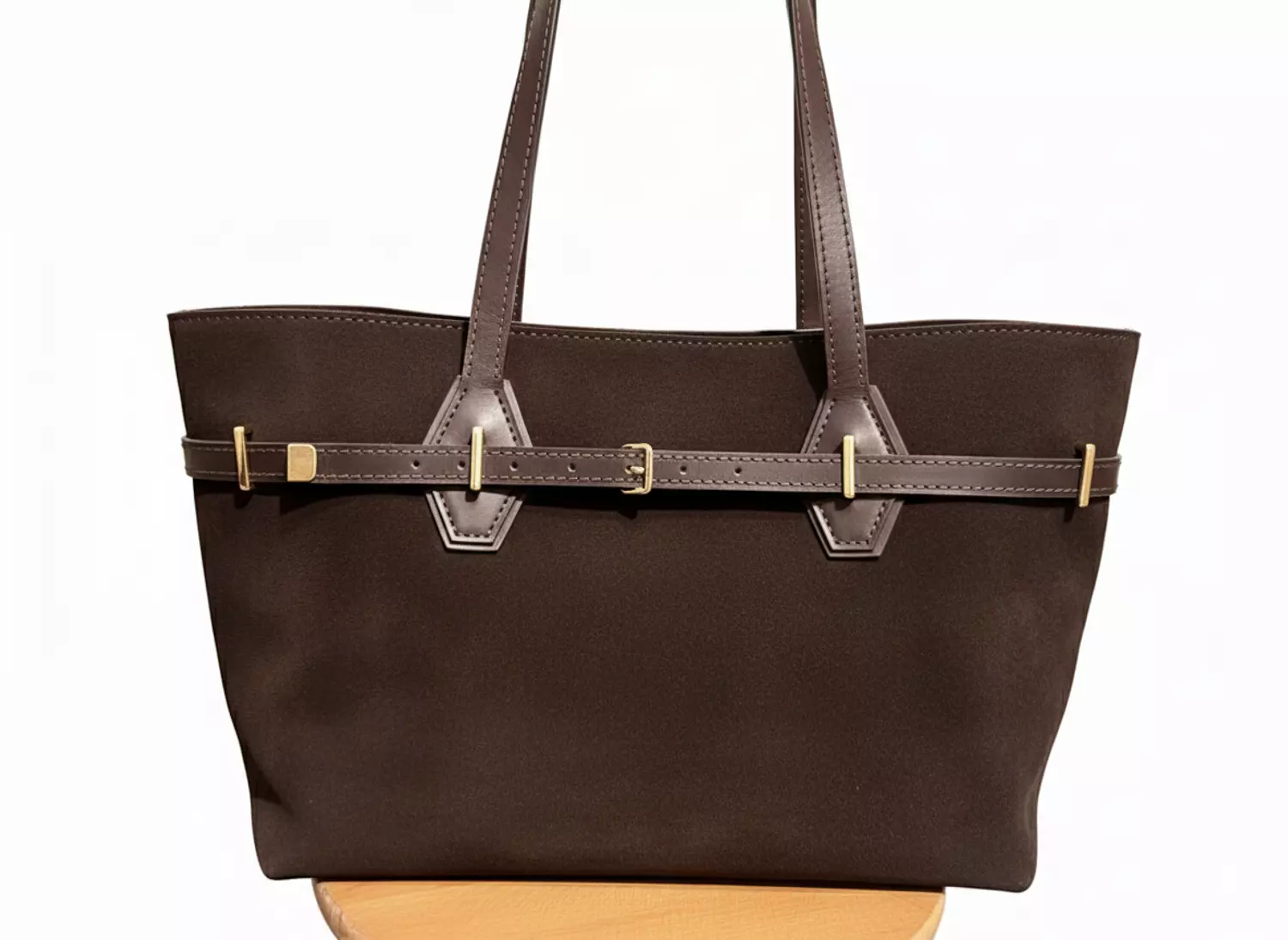 حقيبه جلد طبيعي شمواه hand made image