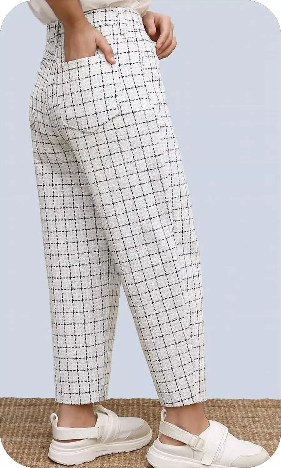 بنطلون تويد (Tweed) او (شانيل) كاروهات hover image