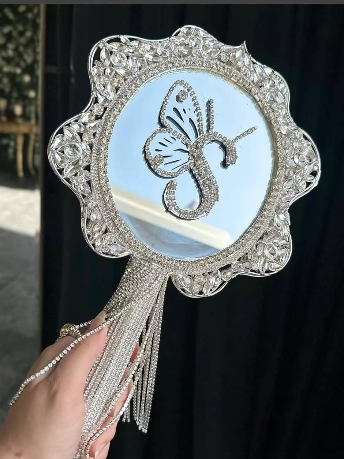 Luxury Crystal Hand Mirror 3 2