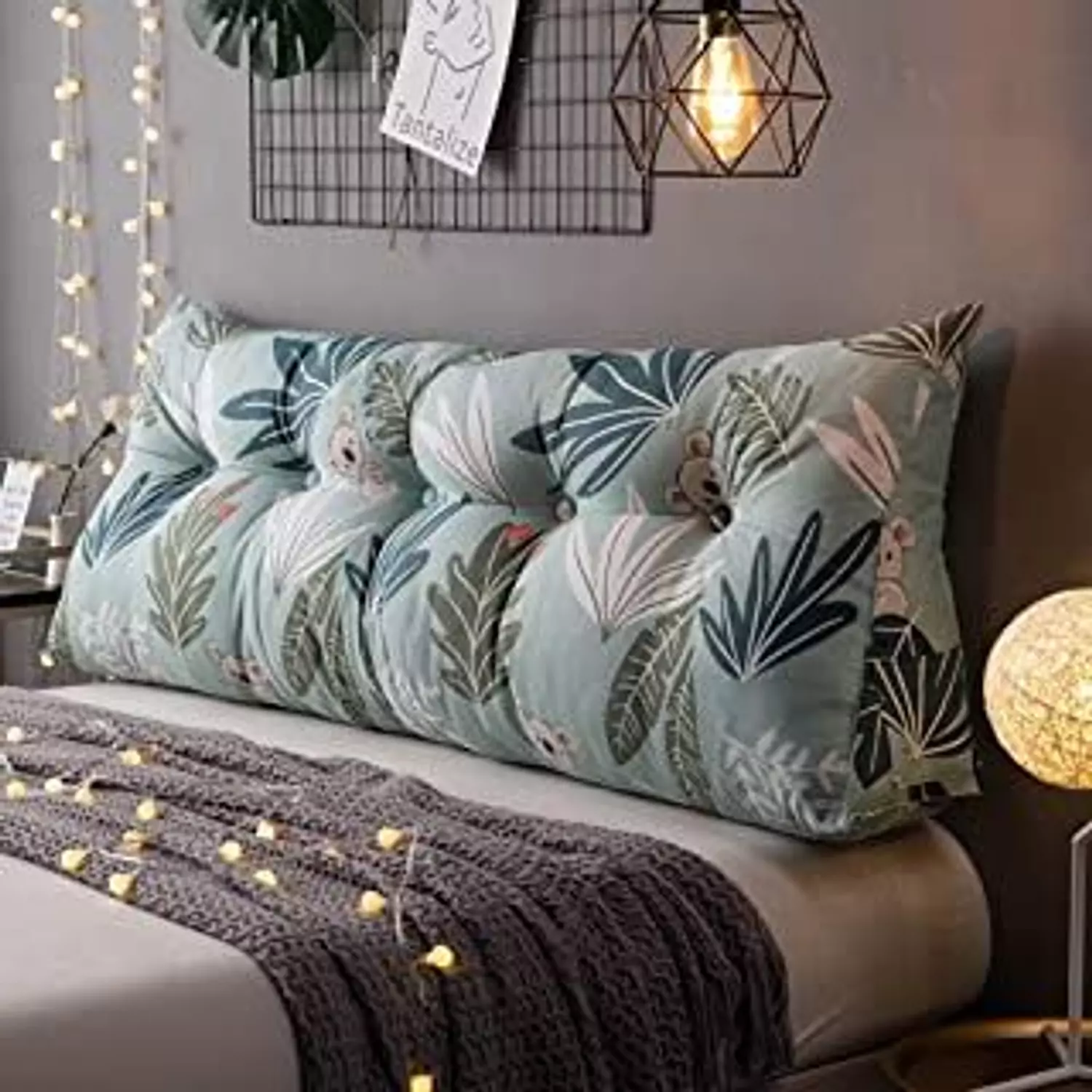 Bed back pillows ( printed fabric ) 4
