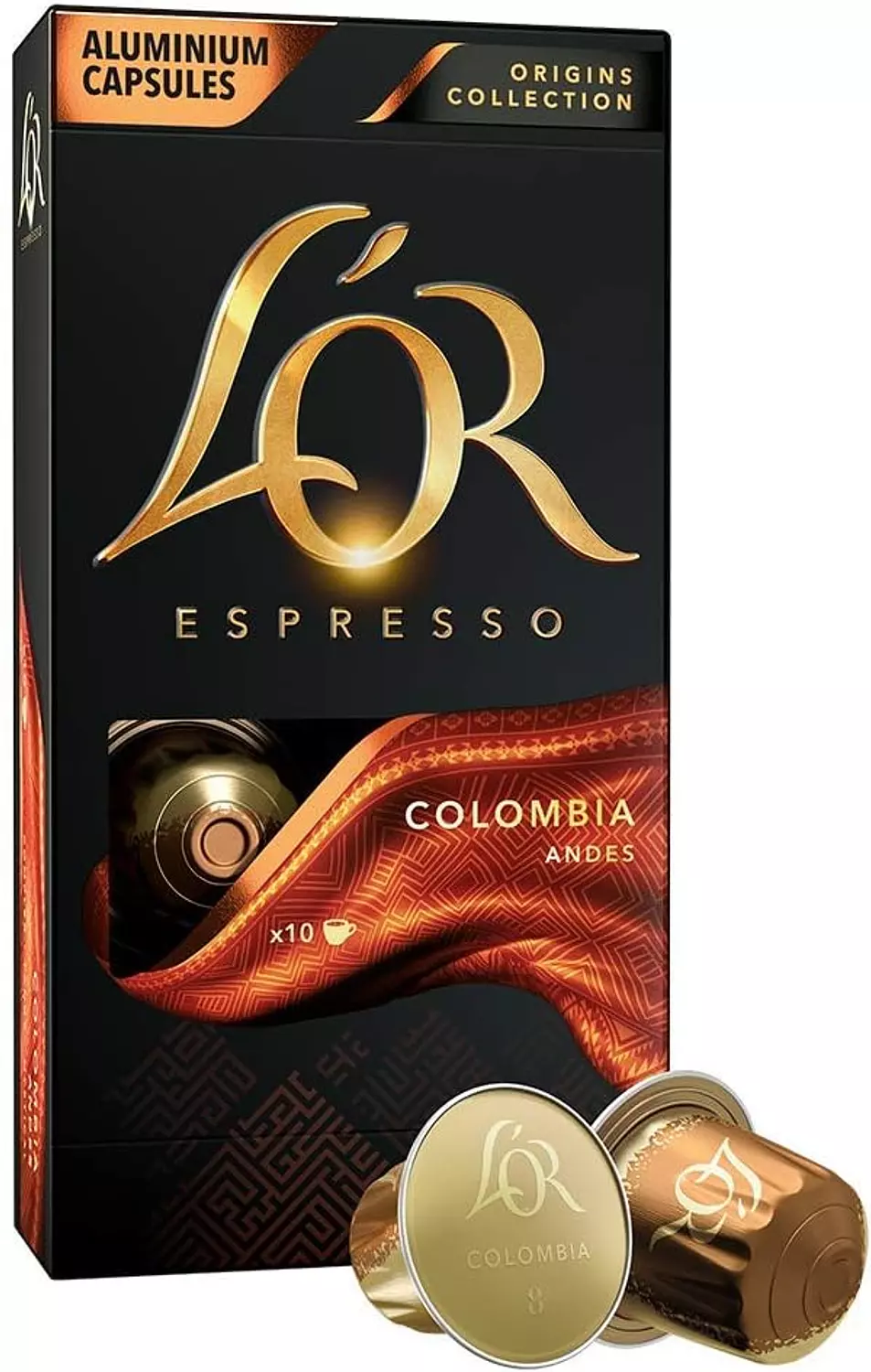 L’OR Espresso Colombia Intensity 8 ( 10  Nespresso Compatible Capsules )
