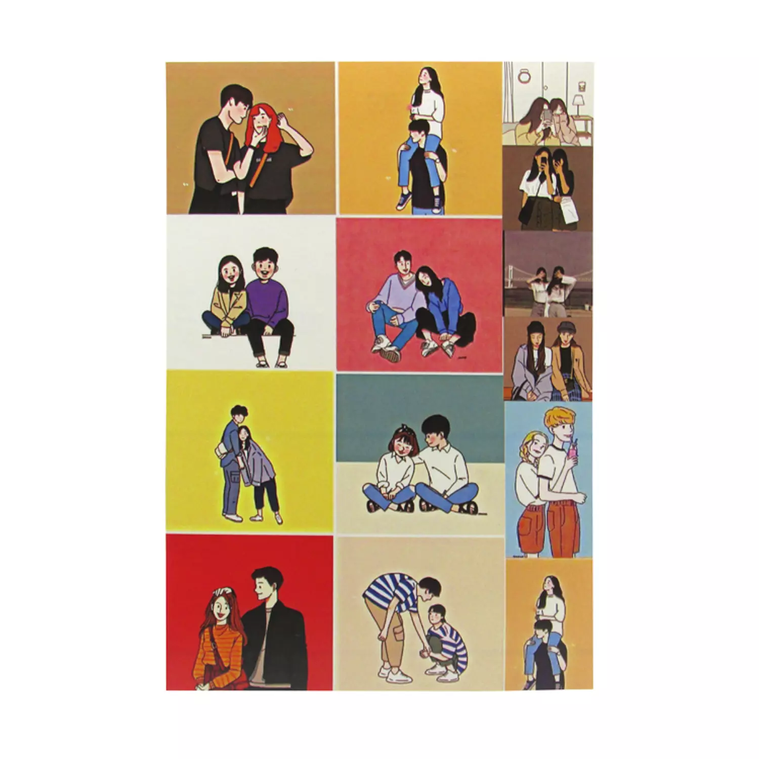 Art journal stickers - A5 4