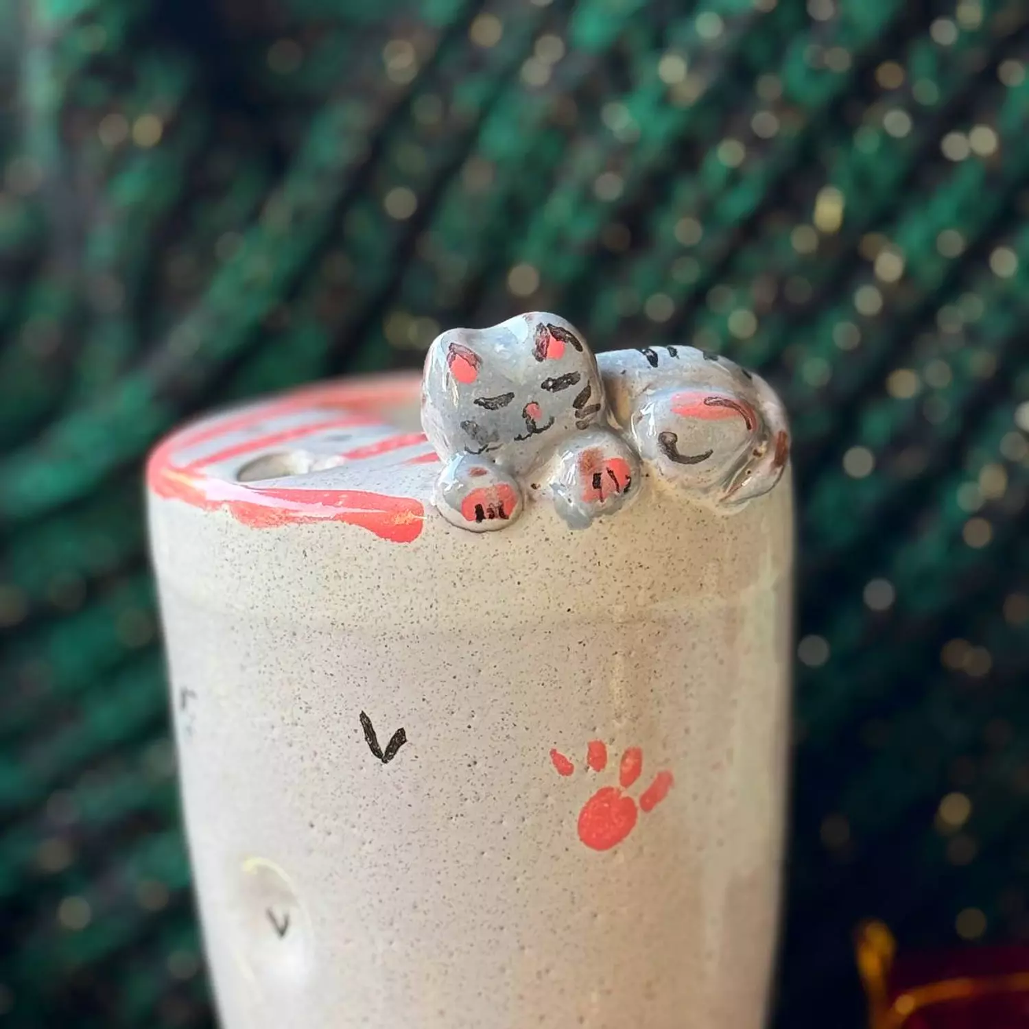 Grey Kitty tumbler 3