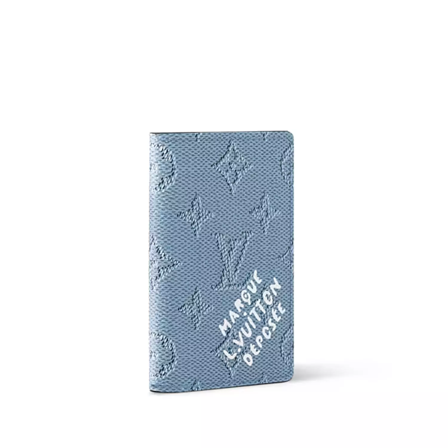 Louis Vuitton Pocket Organizer or Slim Card Holder in blue Monogram Heritage hover image