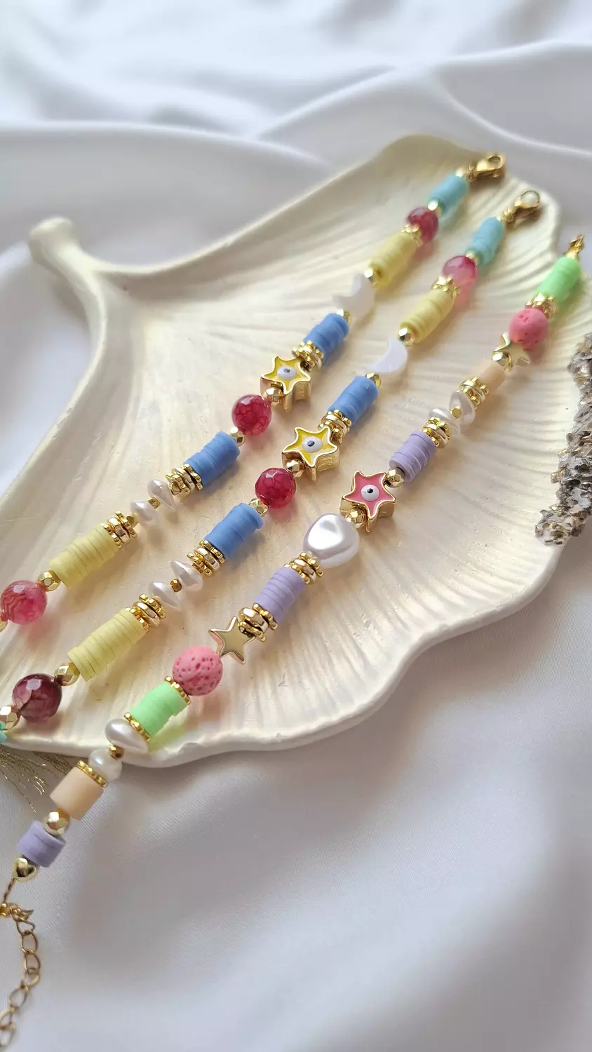 Colourful star bracelet  hover image