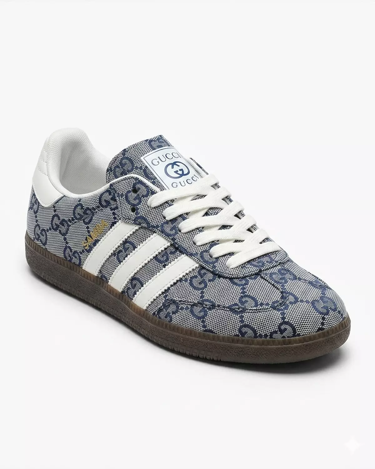Women’s Samba Shoes – Blue Jeans Gucci Print hover image