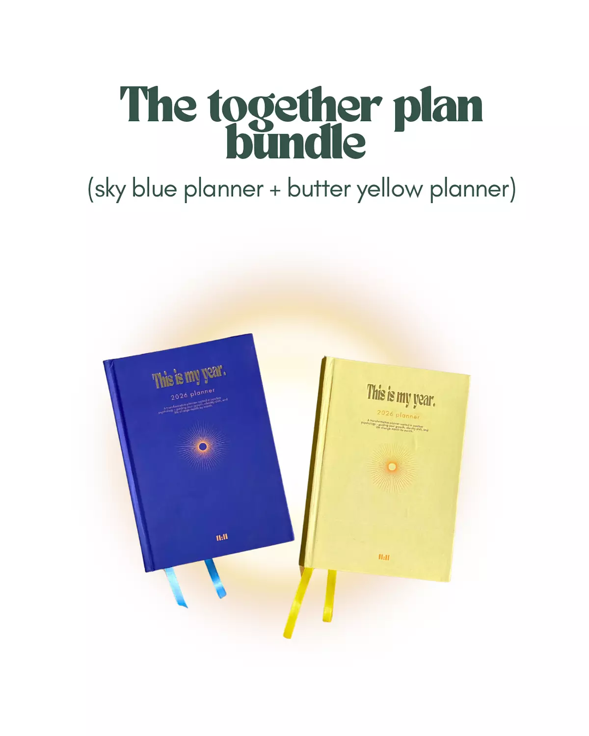 The together plan bundle (2 planners)⛅️