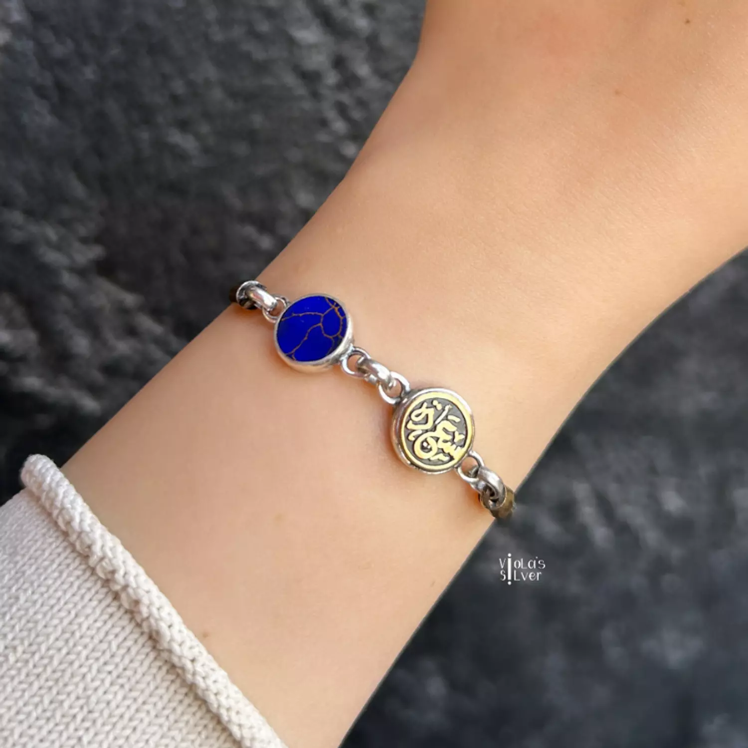 Blue stone saada bracelet  image