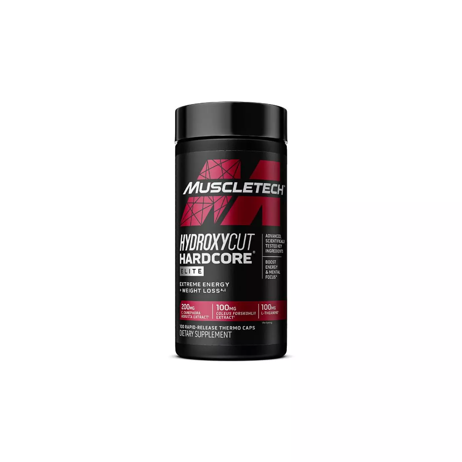 Muscletech Hydroxycut Hardcore Elite – 50 Servings, 100 Capsules image