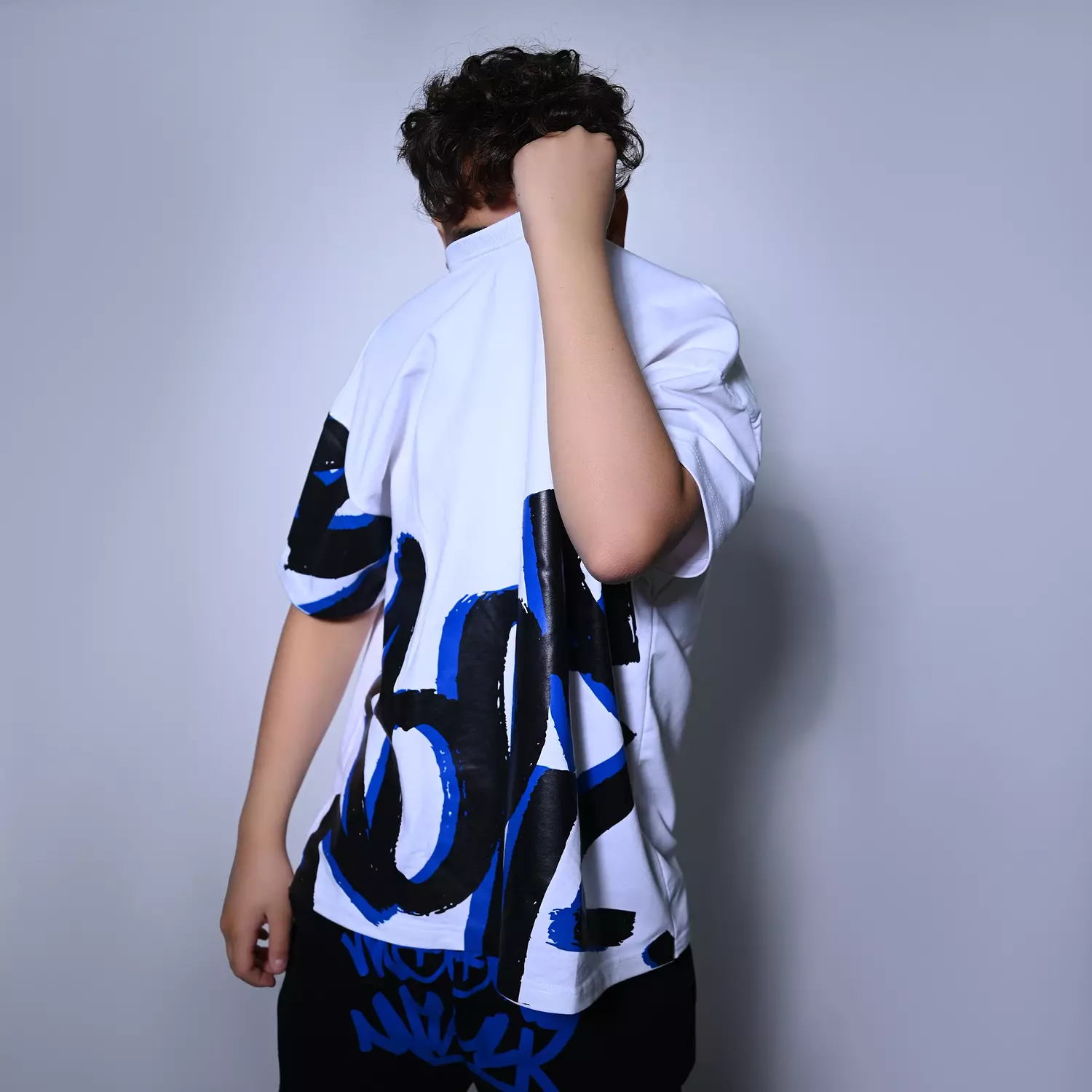 Moonwalk White x Blue Tee 2