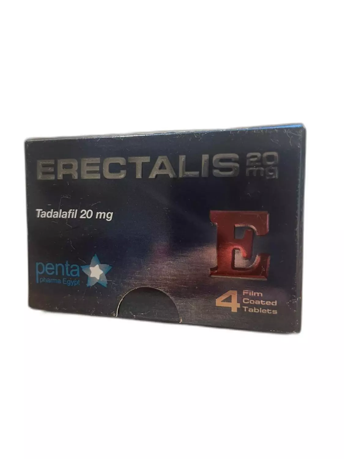 ERECTALIS 20 MG 4 TABLETS image