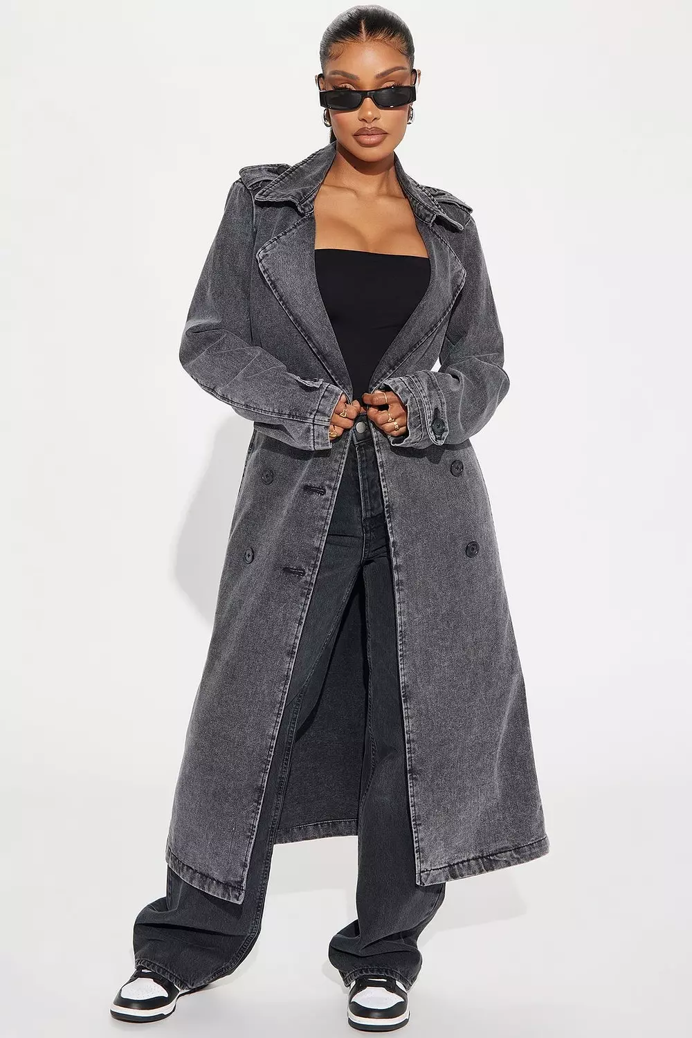 Denim trench coat  5