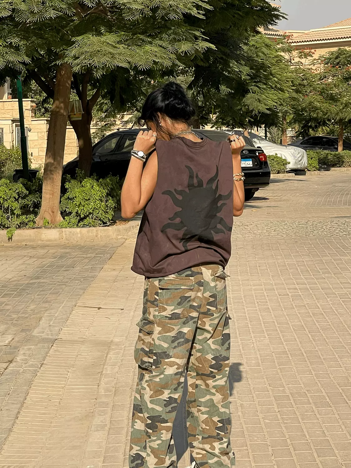 ICON NIGHT BROWN TANK TOP 5