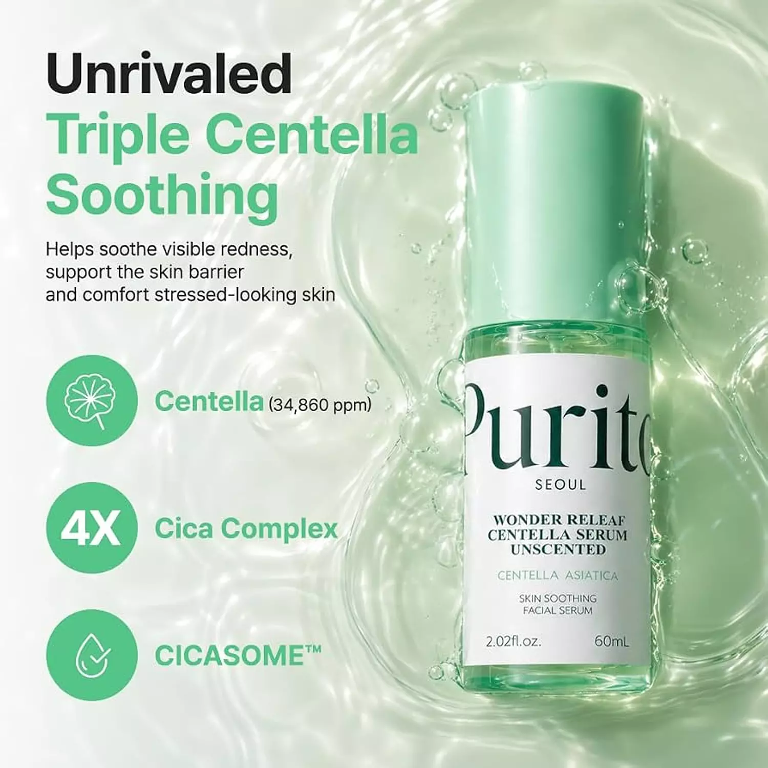 Purito SEOUL - Wonder Releaf Centella Serum Unscented 2